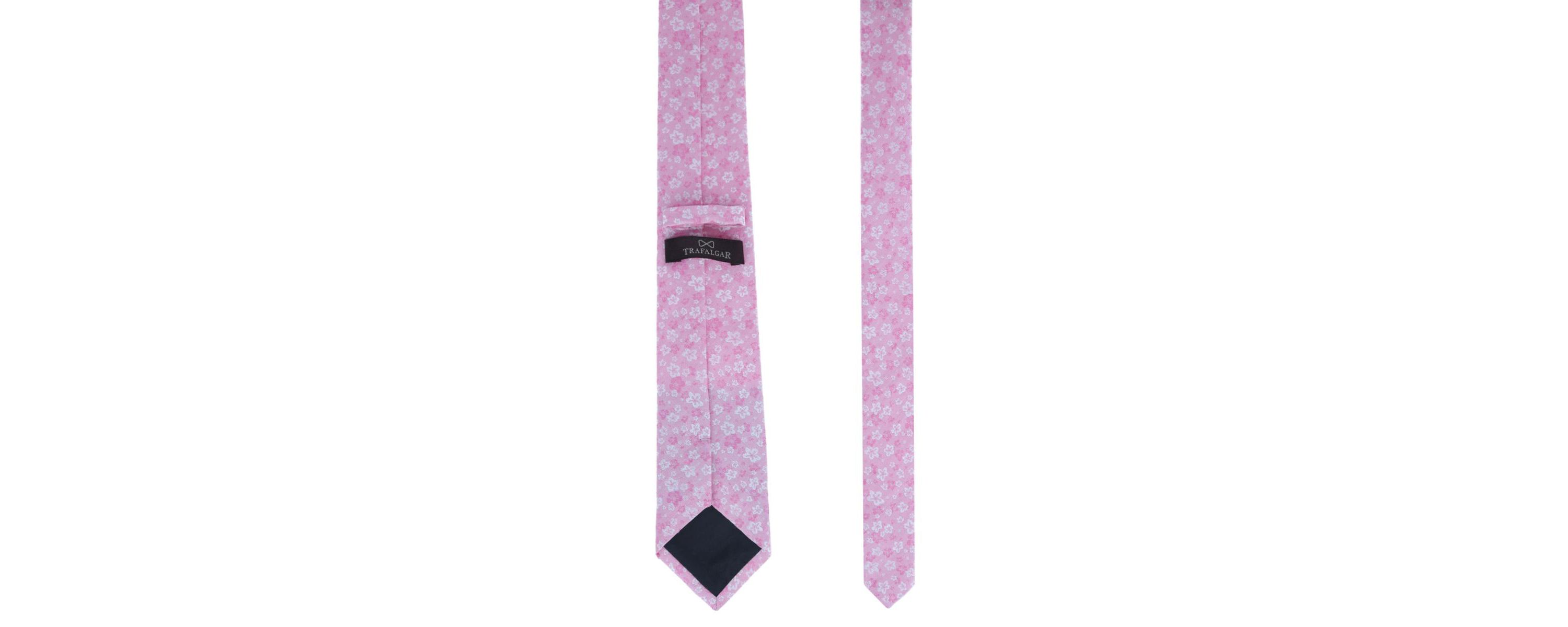 Hanami Cherry Blossom Burst Linen Blend Novelty Necktie