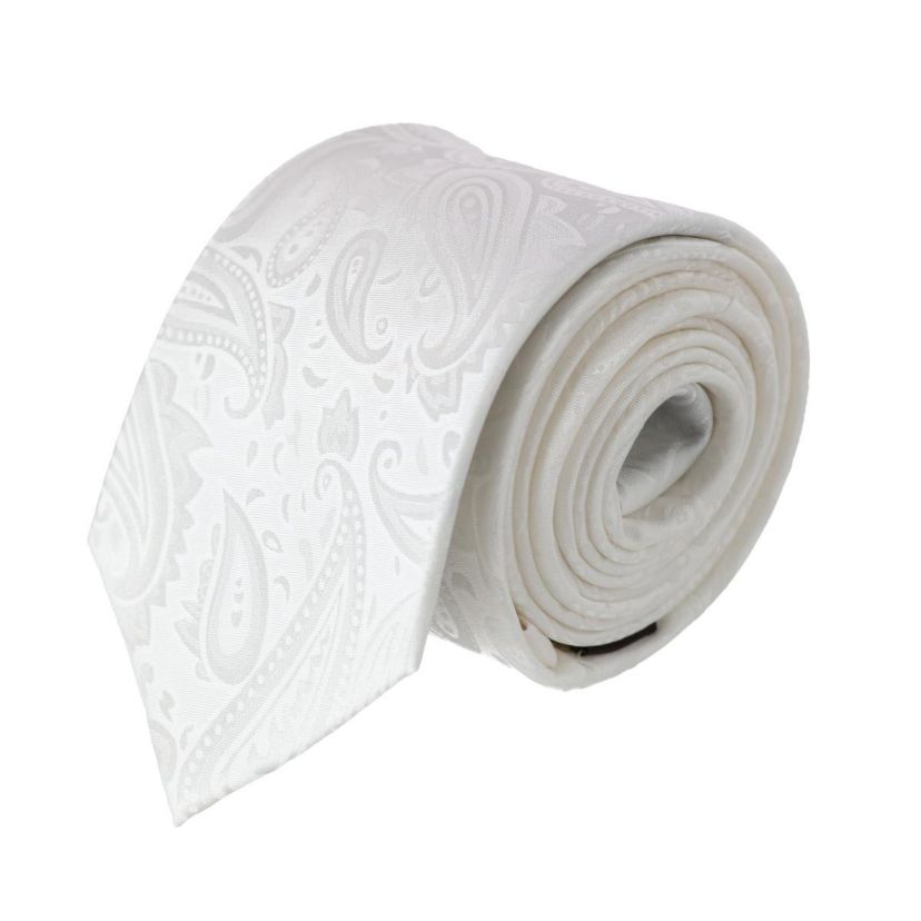 Big and Tall Banbury Tone on Tone Paisley Silk Necktie