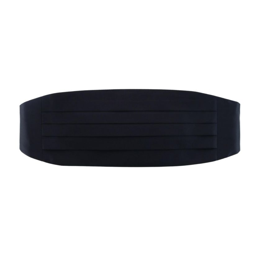 Sutton Solid Color Silk Cummerbund