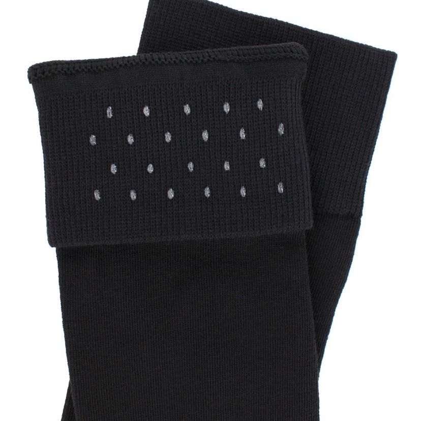 Sasha Solid Colored Mid-Calf Pima Cotton Socks (1 Pair)
