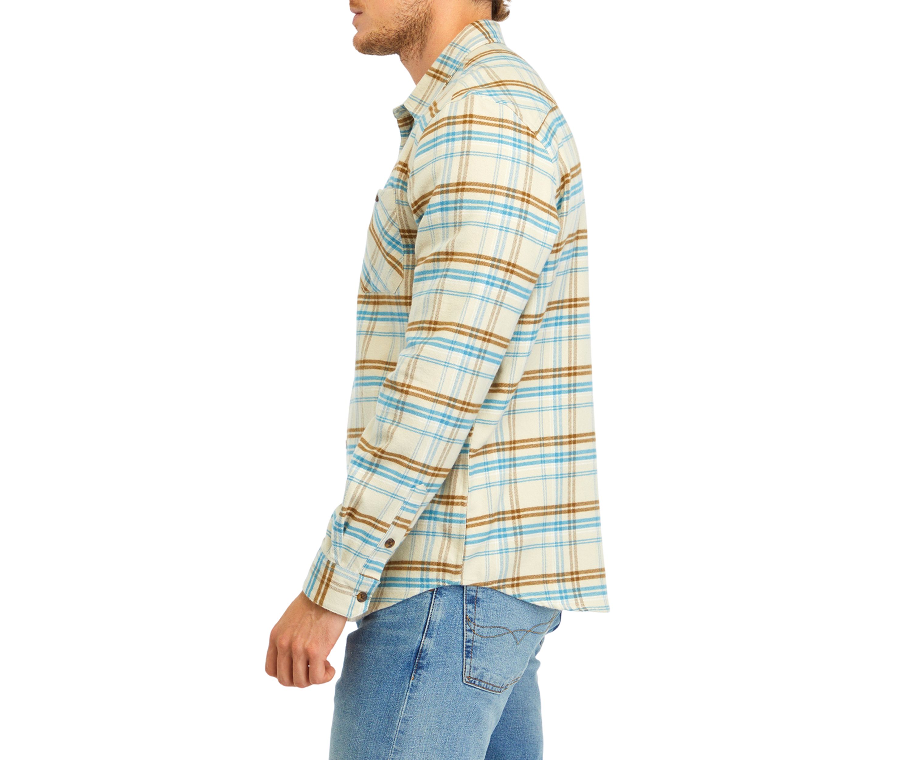Mens Redmond Plaid Flannel Shirt