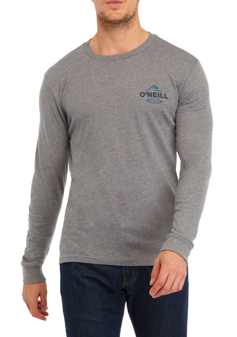 Mens Rip Tide Long Sleeve Graphic T-Shirt