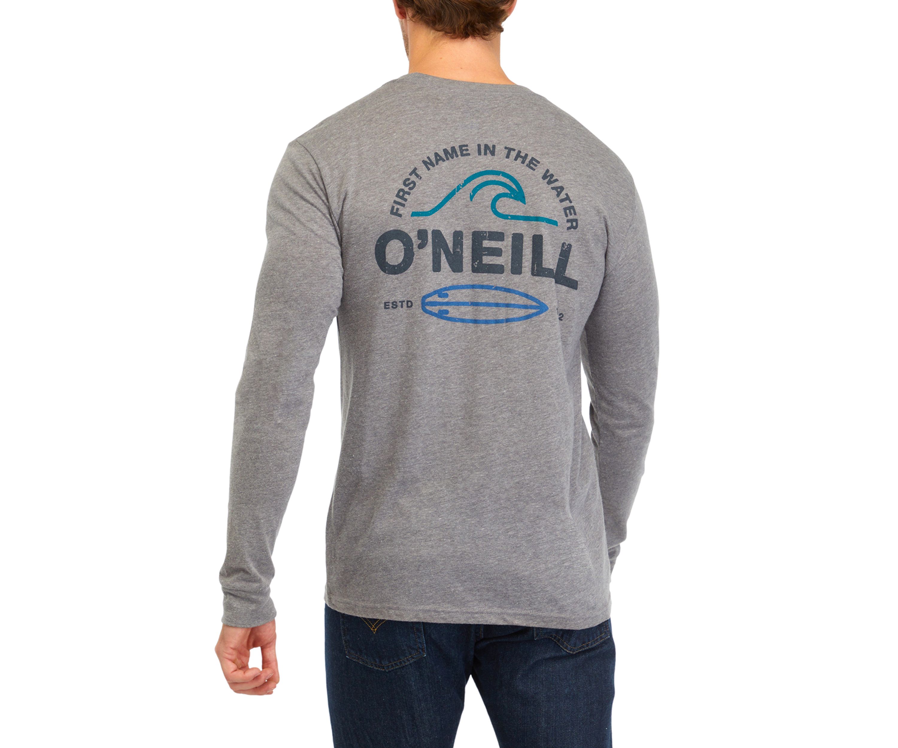 Mens Rip Tide Long Sleeve Graphic T-Shirt