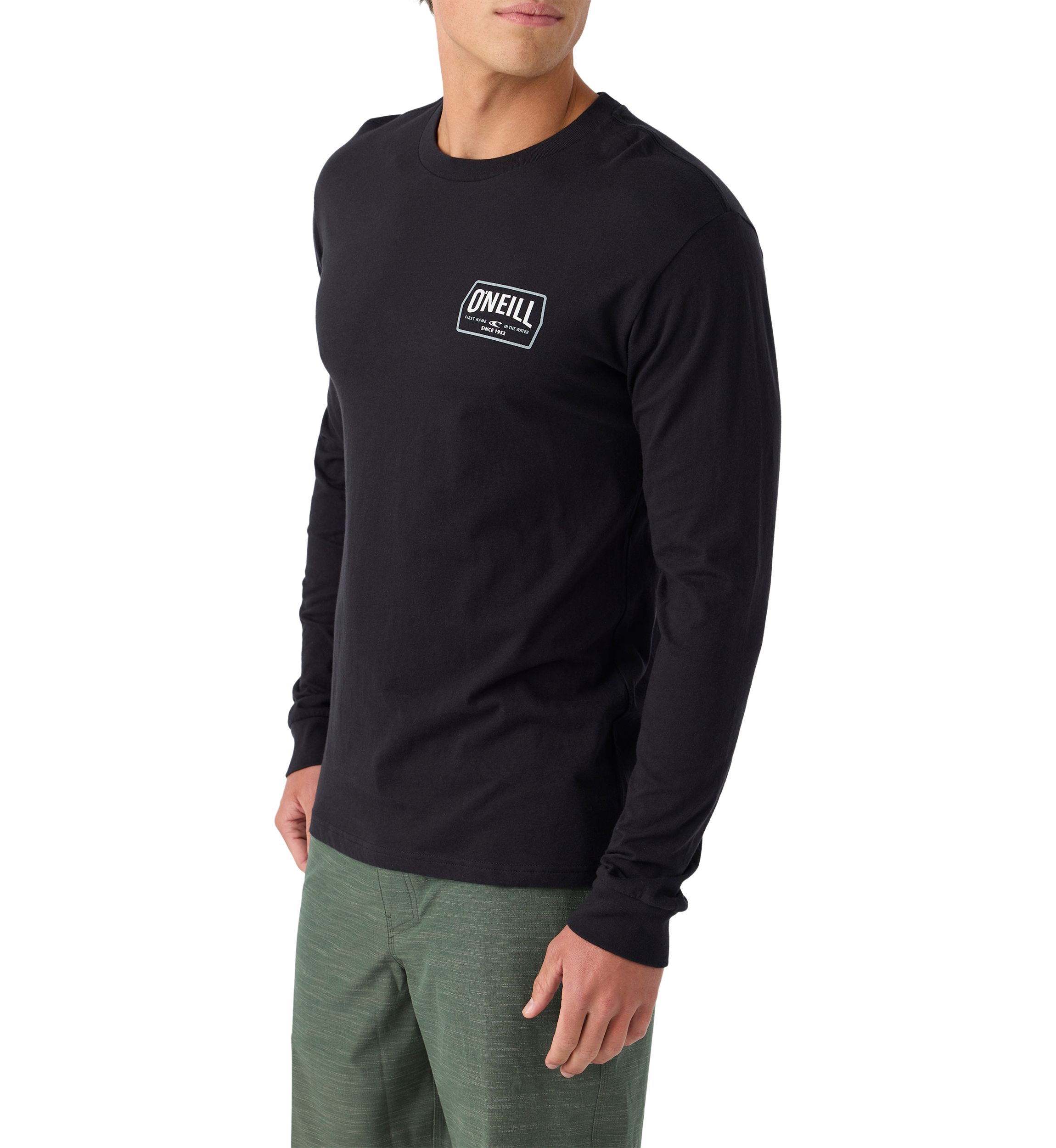 Mens Dither Long Sleeve Graphic T-Shirt