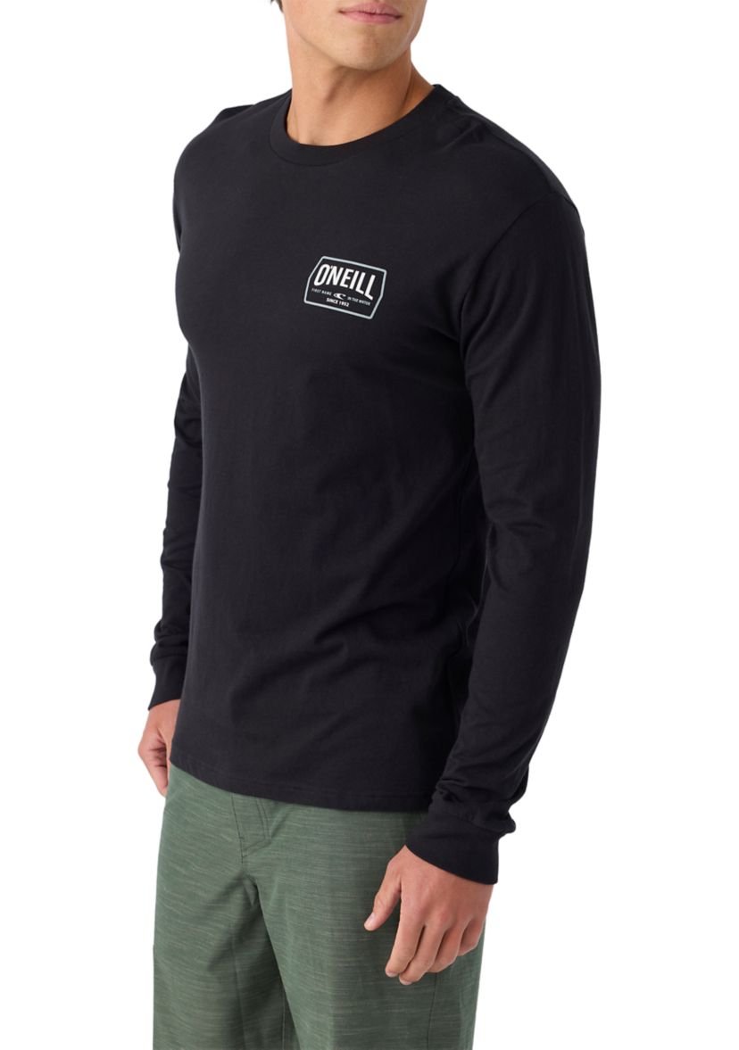 Mens Dither Long Sleeve Graphic T-Shirt