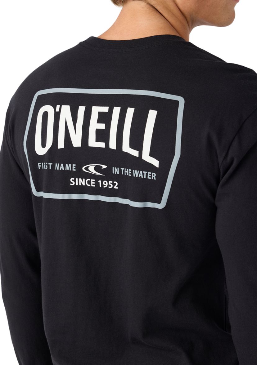 Mens Dither Long Sleeve Graphic T-Shirt