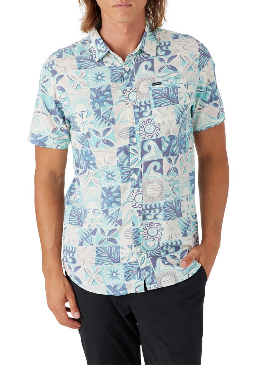 Mens Oasis Eco Short Sleeve Modern Woven Shirt