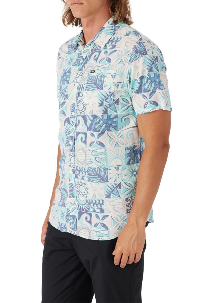 Mens Oasis Eco Short Sleeve Modern Woven Shirt