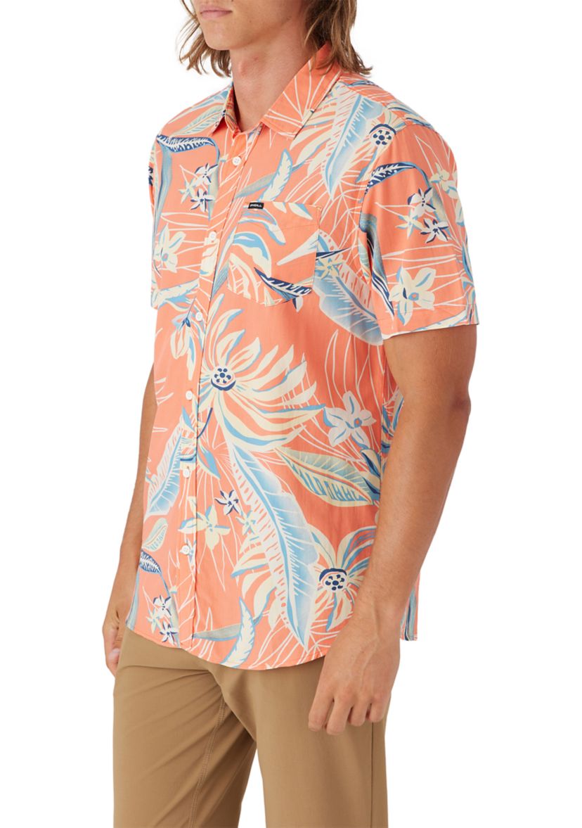 Mens Oasis Eco Short Sleeve Standard Woven Shirt