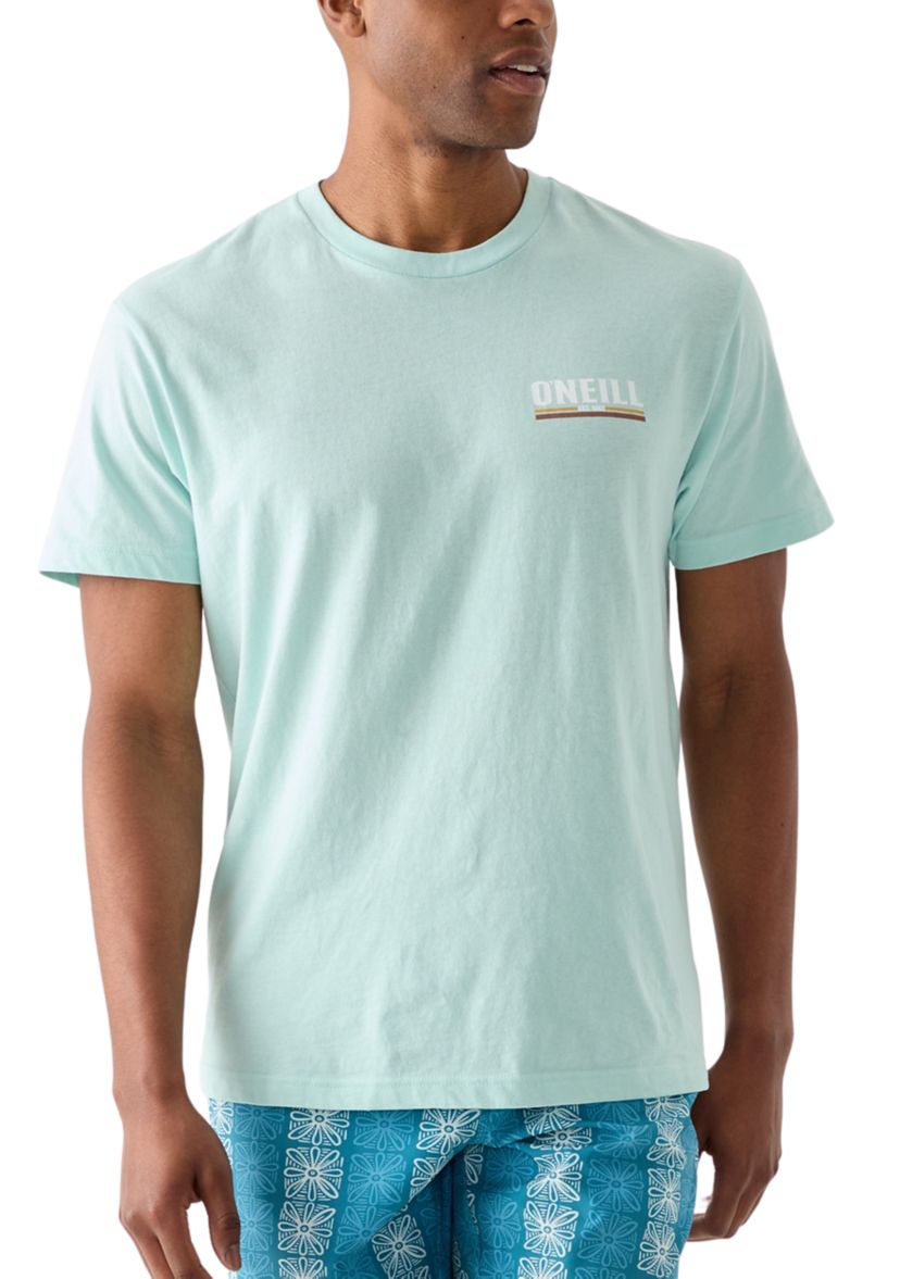 Mens Short Sleeve Sun Supply Graphic T-Shirt 
