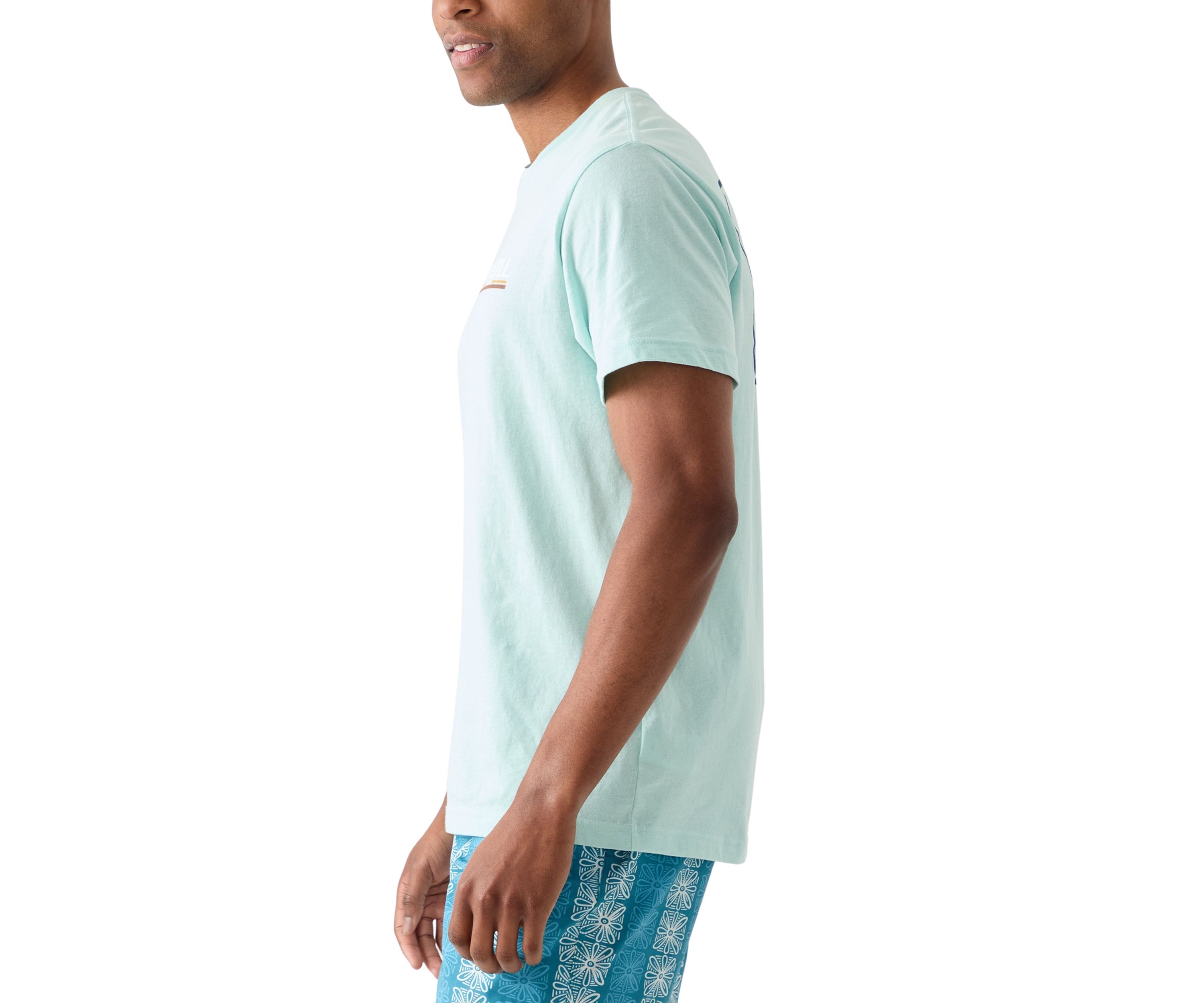Mens Short Sleeve Sun Supply Graphic T-Shirt 