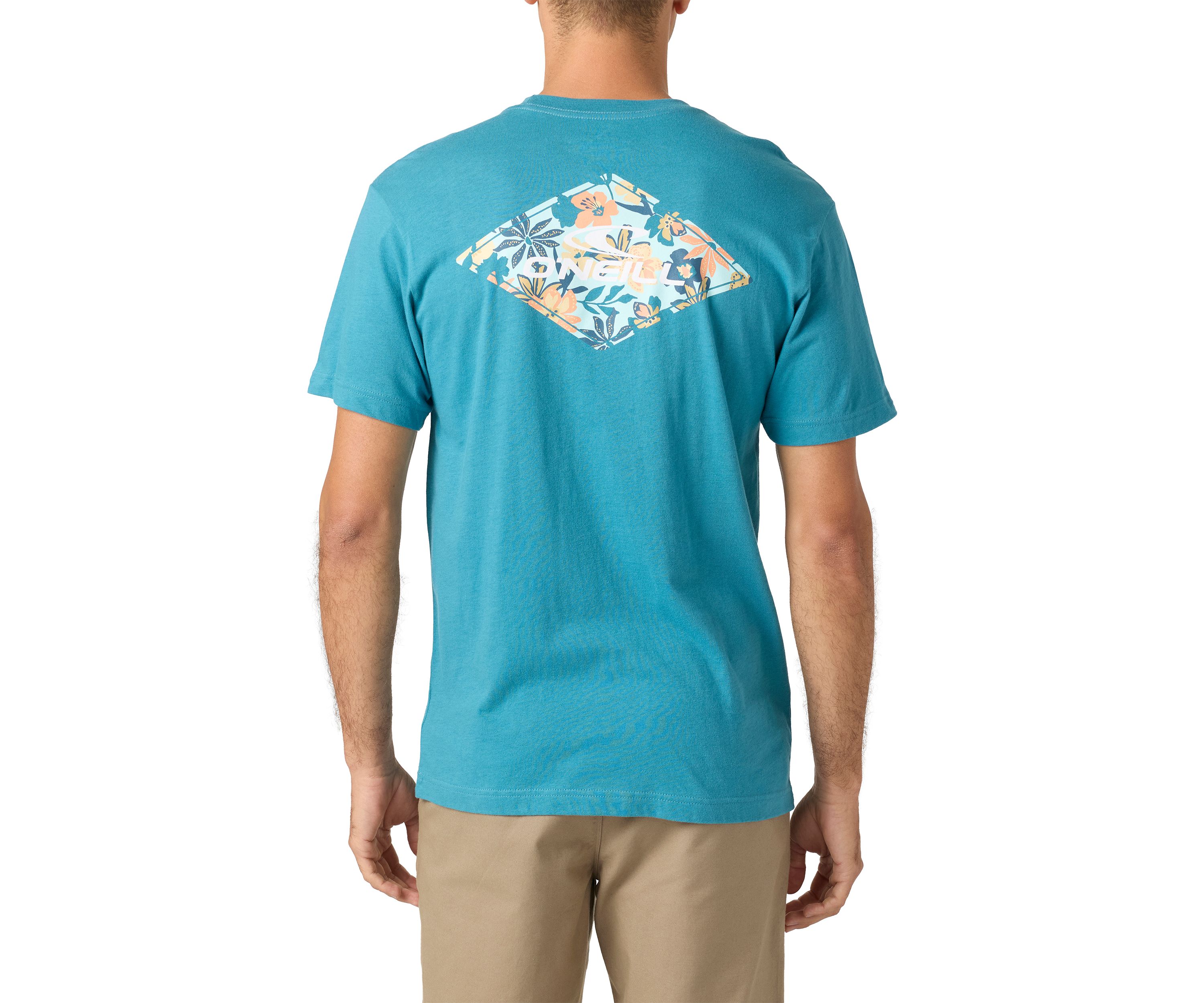 Mens Blended Short Sleeve Graphic T-Shirt 