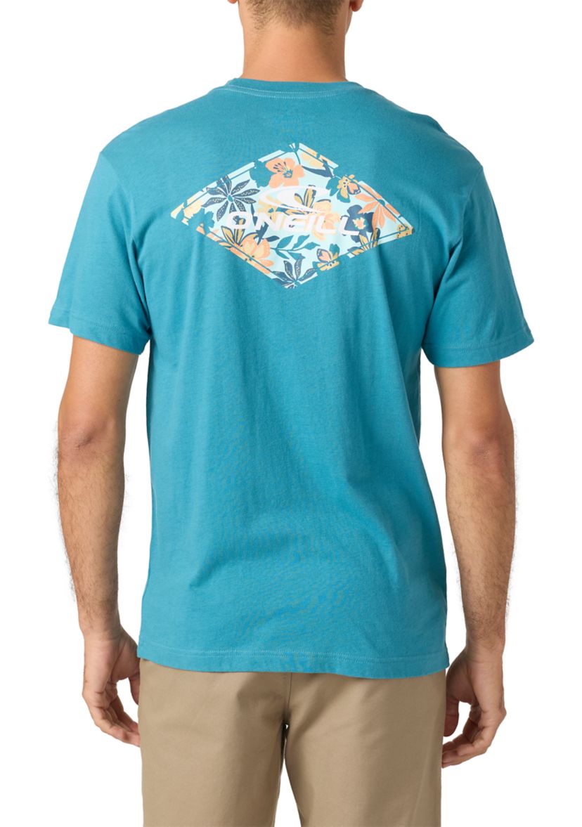 Mens Blended Short Sleeve Graphic T-Shirt 