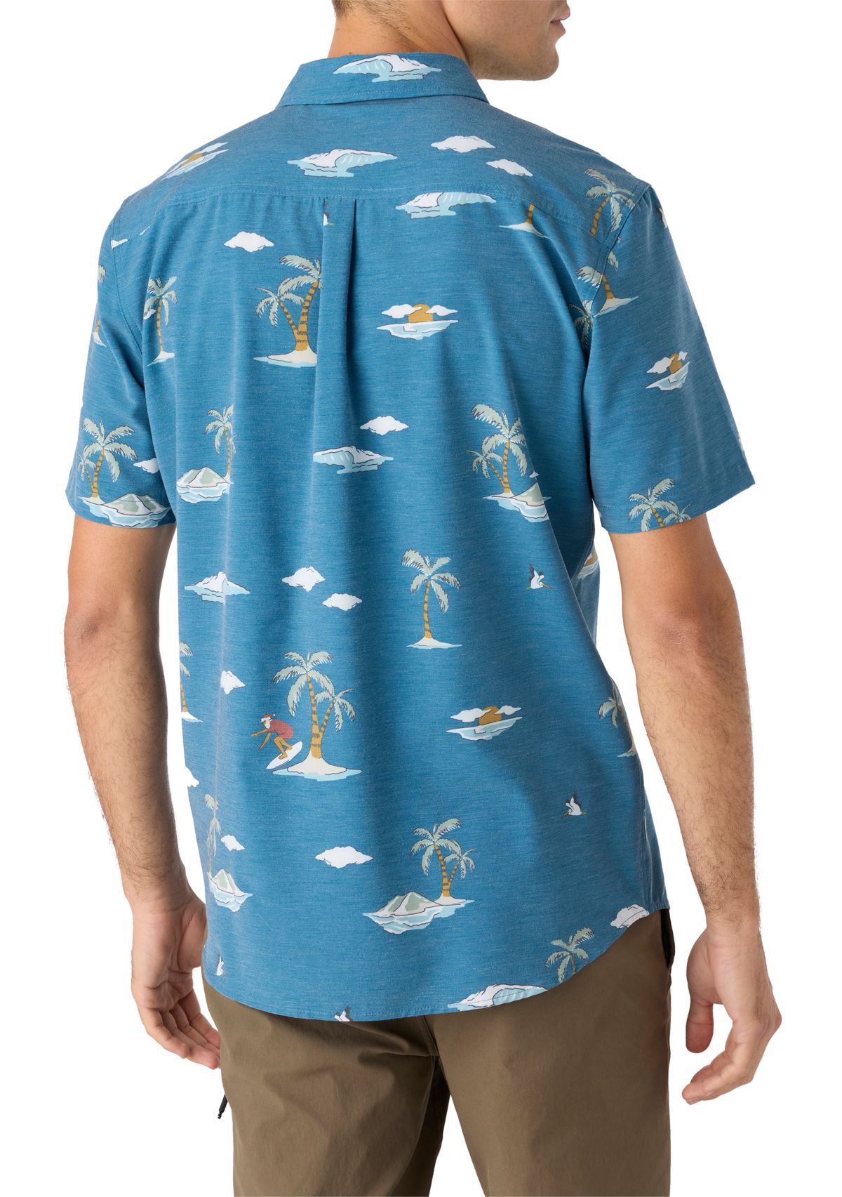 Mens Traveler UPF Traverse Short Sleeve Relaxed Shirt 