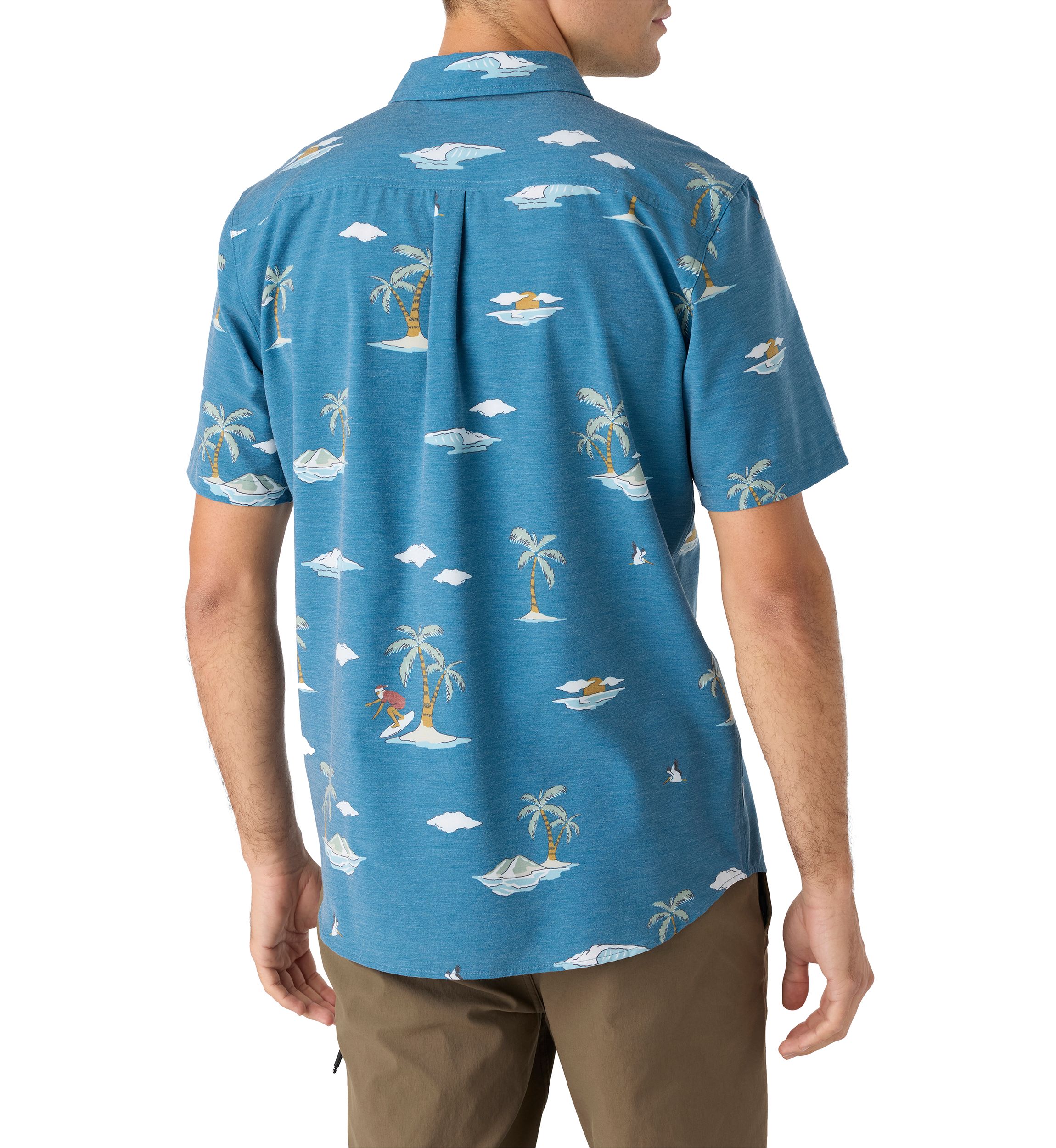 Mens Traveler UPF Traverse Short Sleeve Relaxed Shirt 
