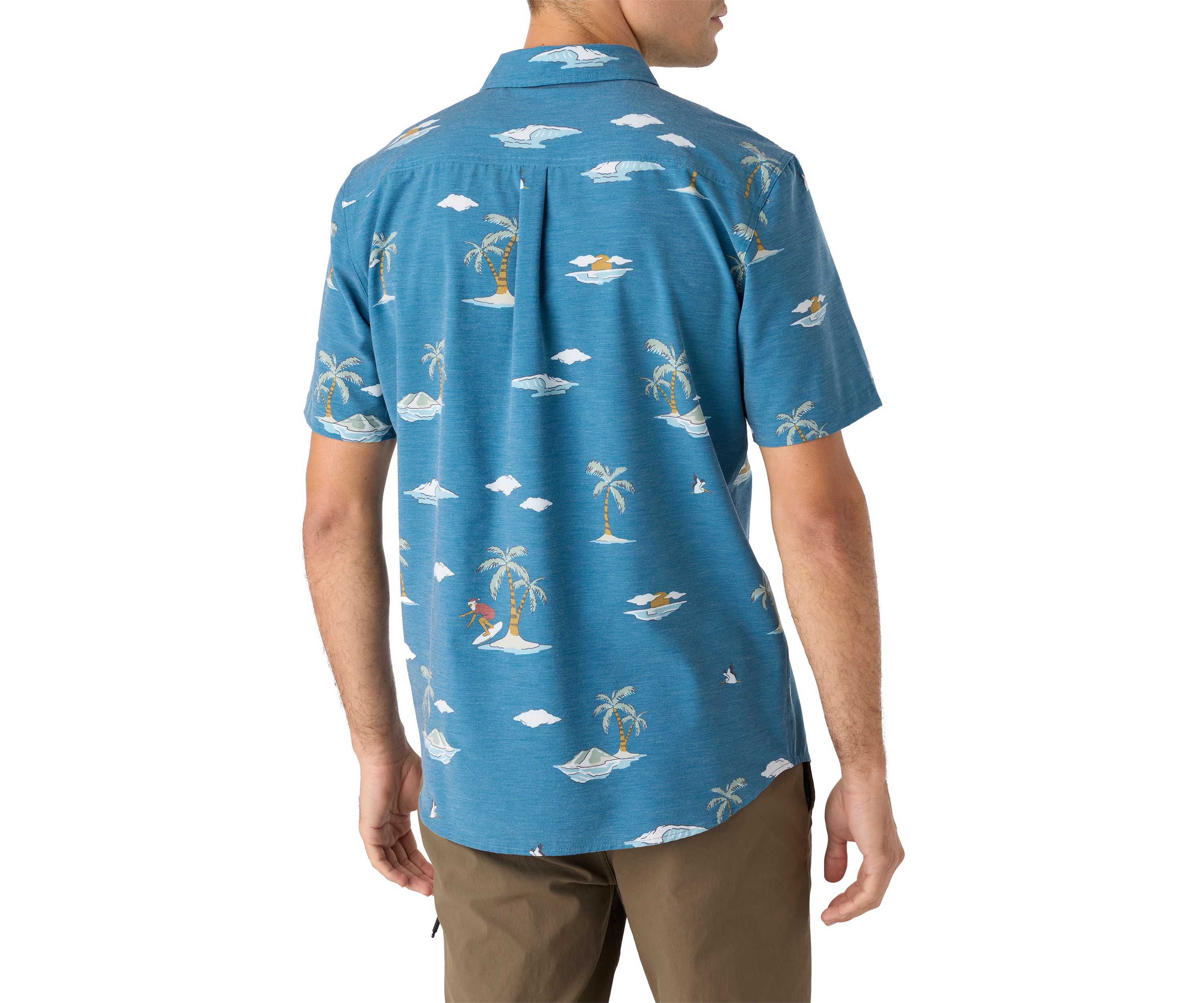 Mens Traveler UPF Traverse Short Sleeve Relaxed Shirt 