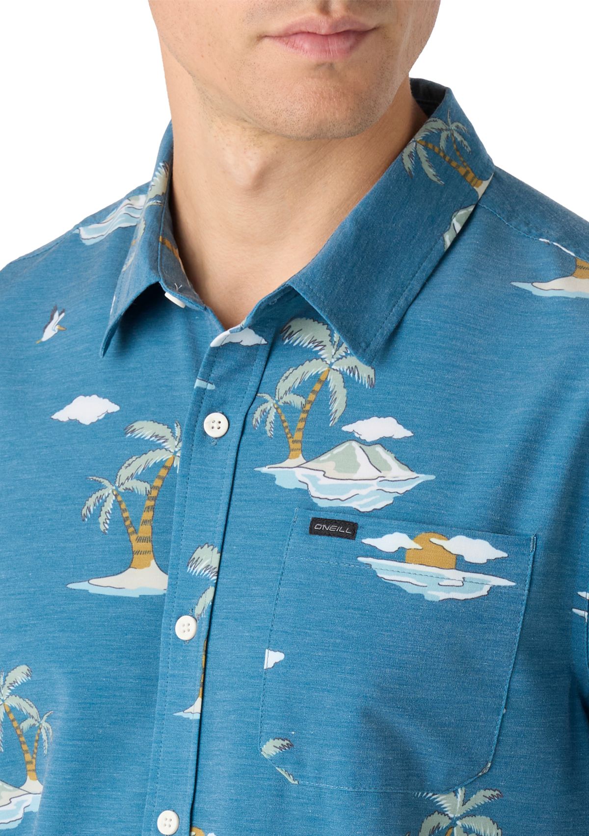 Mens Traveler UPF Traverse Short Sleeve Relaxed Shirt 