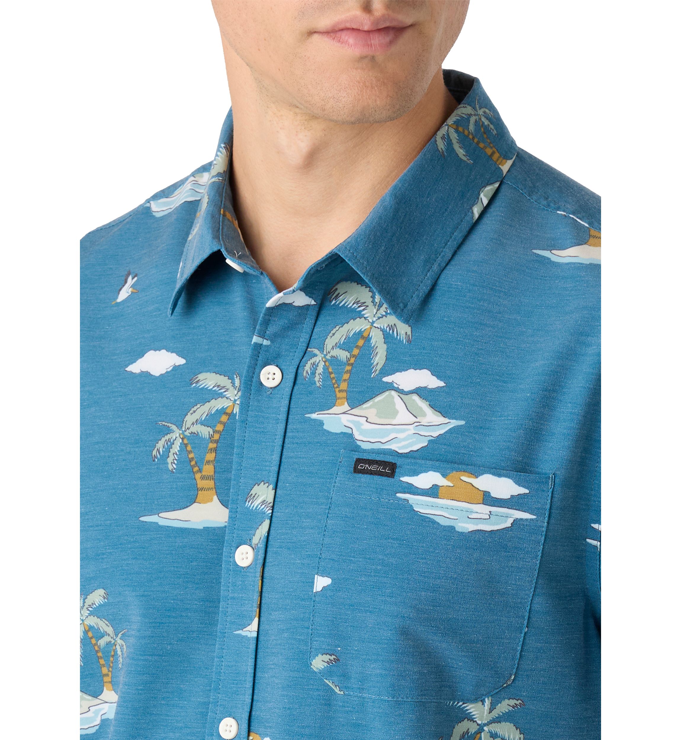 Mens Traveler UPF Traverse Short Sleeve Relaxed Shirt 