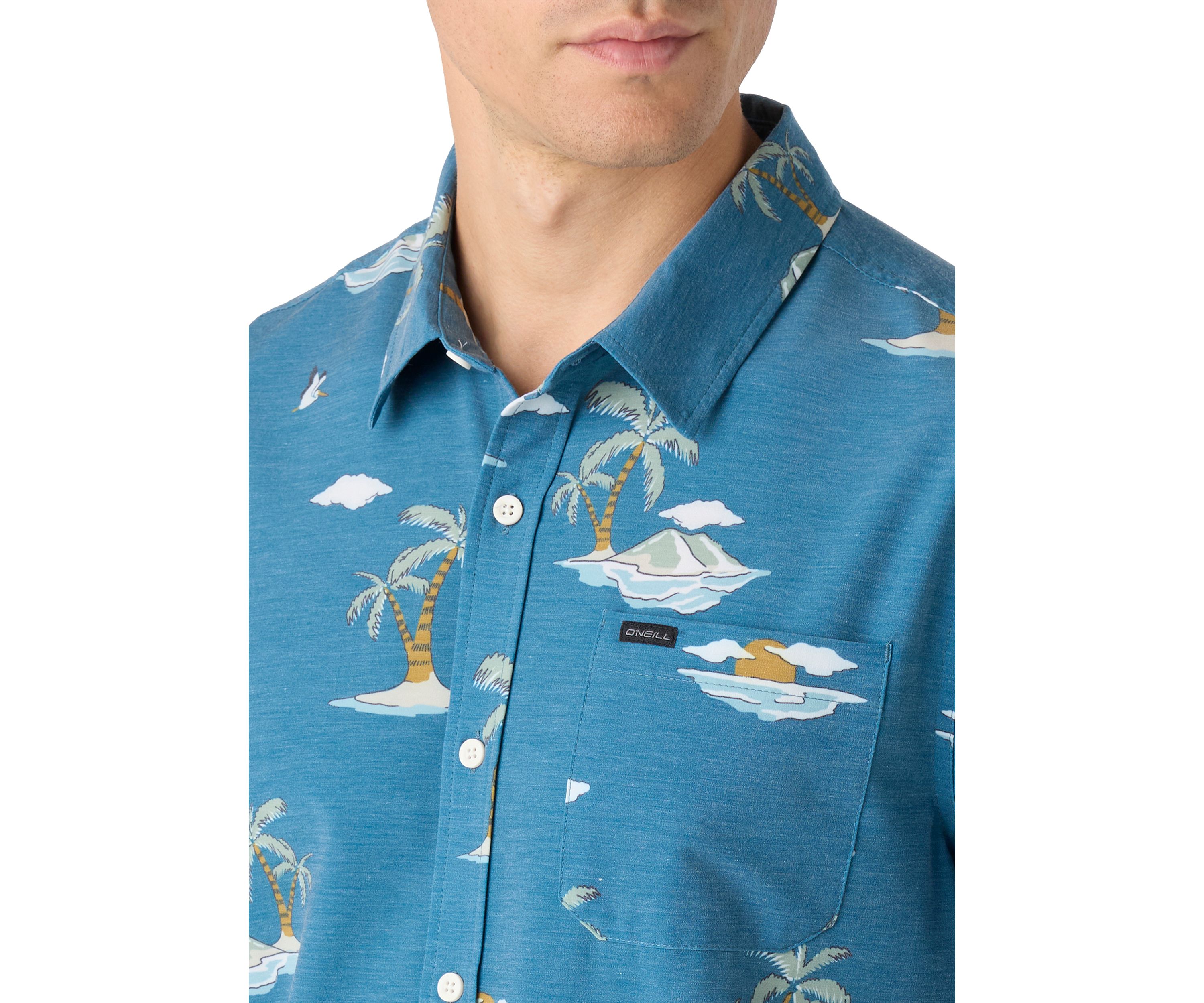 Mens Traveler UPF Traverse Short Sleeve Relaxed Shirt 