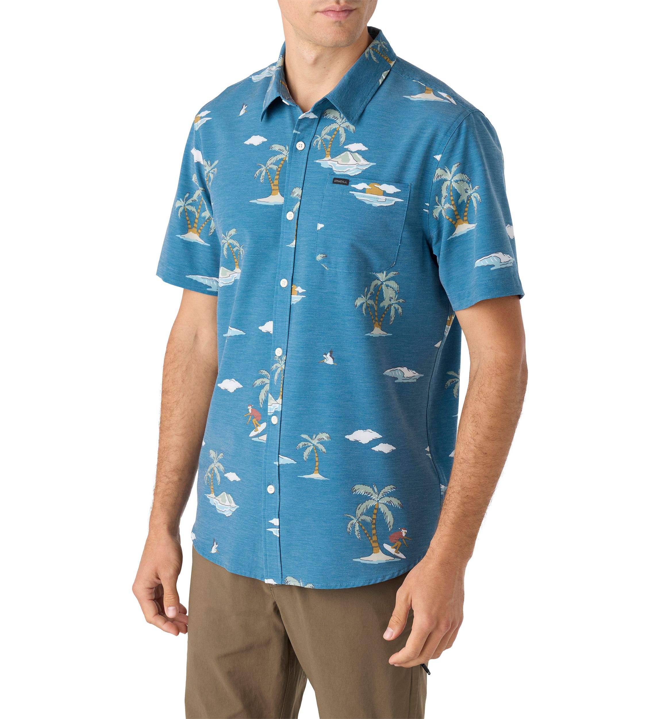 Mens Traveler UPF Traverse Short Sleeve Relaxed Shirt 