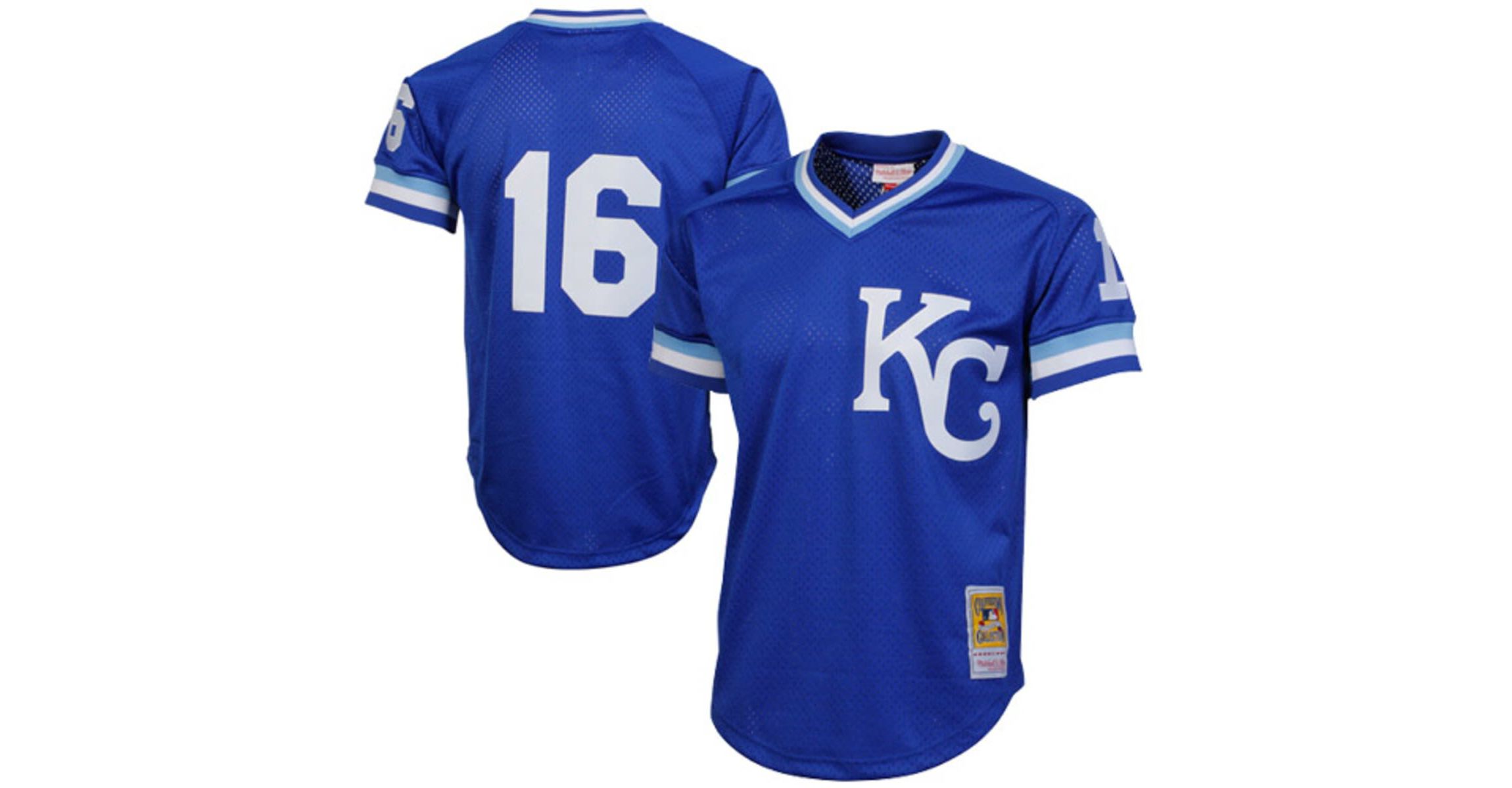 MLB Bo Jackson Kansas City Royals 1989 Authentic Cooperstown Collection Batting Mesh Practice Jersey