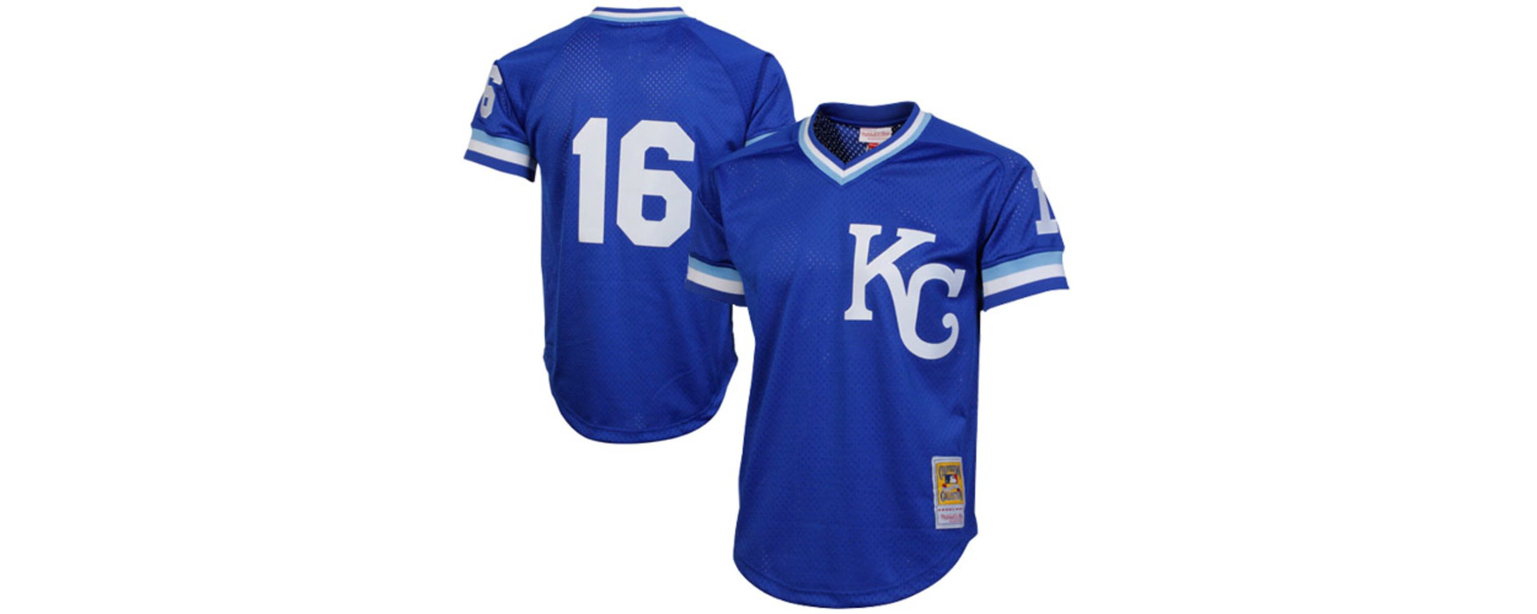MLB Bo Jackson Kansas City Royals 1989 Authentic Cooperstown Collection Batting Mesh Practice Jersey