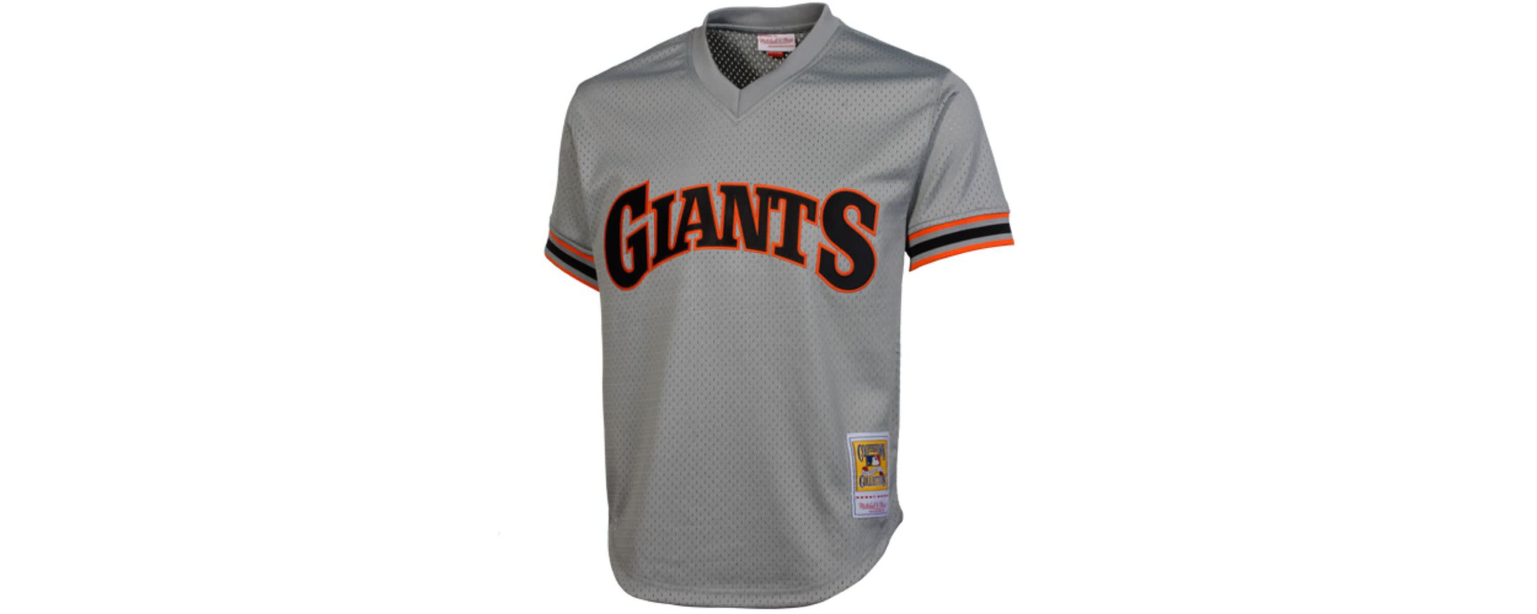 MLB Will Clark San Francisco Giants 1989 Authentic Cooperstown Collection Batting Practice Jersey - Gray