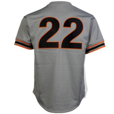 MLB Will Clark San Francisco Giants 1989 Authentic Cooperstown Collection Batting Practice Jersey - Gray