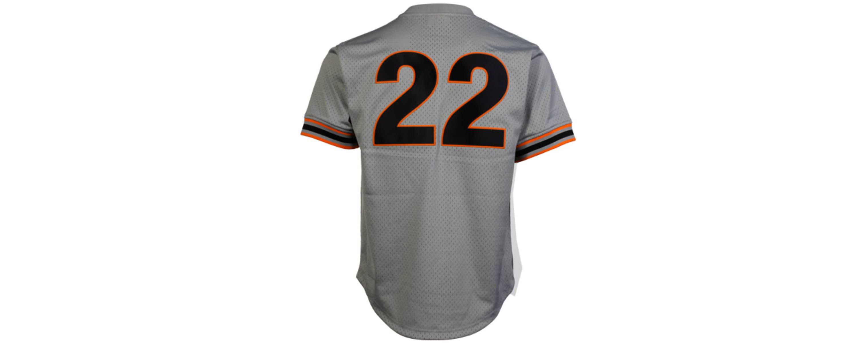 MLB Will Clark San Francisco Giants 1989 Authentic Cooperstown Collection Batting Practice Jersey - Gray