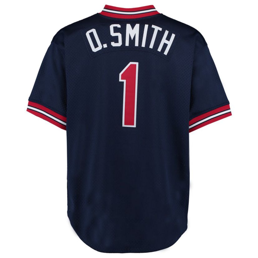 MLB Ozzie Smith St. Louis Cardinals 1994 Authentic Cooperstown Collection Mesh Batting Practice Jersey