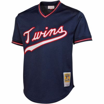 MLB Kirby Puckett Minnesota Twins 1985 Authentic Cooperstown Collection Mesh Batting Practice Jersey