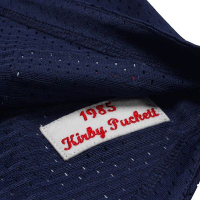 MLB Kirby Puckett Minnesota Twins 1985 Authentic Cooperstown Collection Mesh Batting Practice Jersey