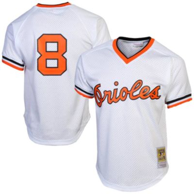 Mitchell & Ness Men's MLB Cal Ripken Jr. Baltimore Orioles 1985 Authentic Cooperstown Collection Batting Practice Jersey