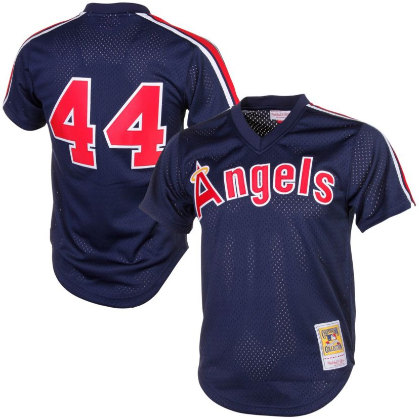 Cooperstown Teams Reggie Jackson California Angels Cooperstown Mesh Batting Practice Jersey