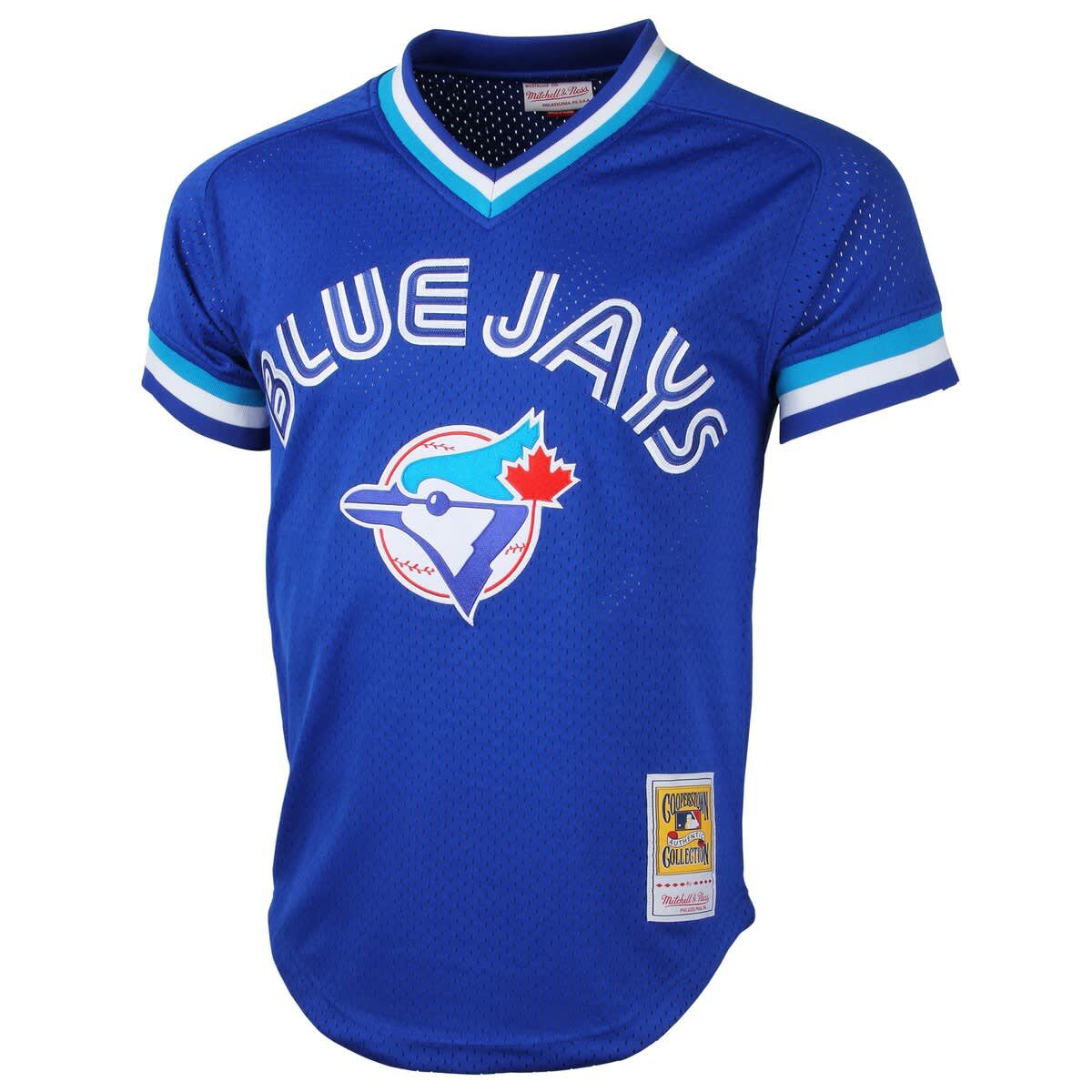 Toronto Blue Jays MLB Roberto Alomar Toronto Jays Cooperstown Collection Mesh Batting Practice Jersey - Blue