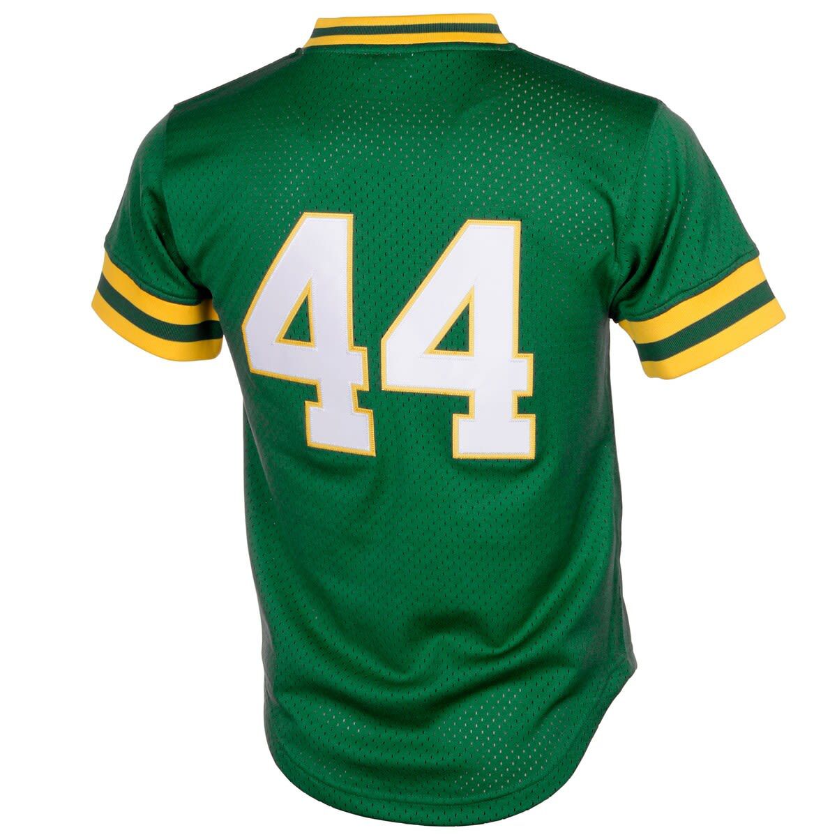 Oakland Athletics MLB Reggie Jackson Athletics Cooperstown Mesh Batting Practice Jersey