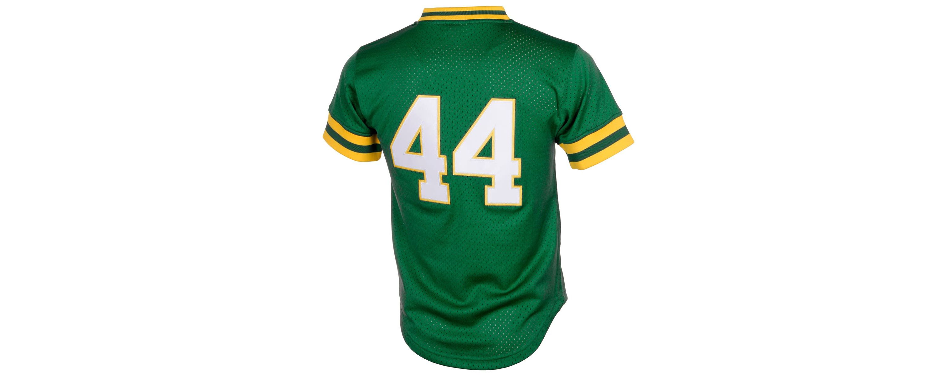 Oakland Athletics MLB Reggie Jackson Athletics Cooperstown Mesh Batting Practice Jersey