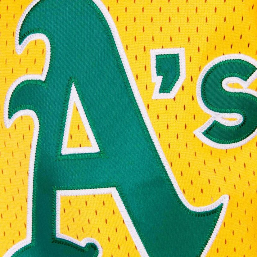 Oakland Athletics MLB Rickey Henderson Athletics Cooperstown Mesh Batting Practice Jersey