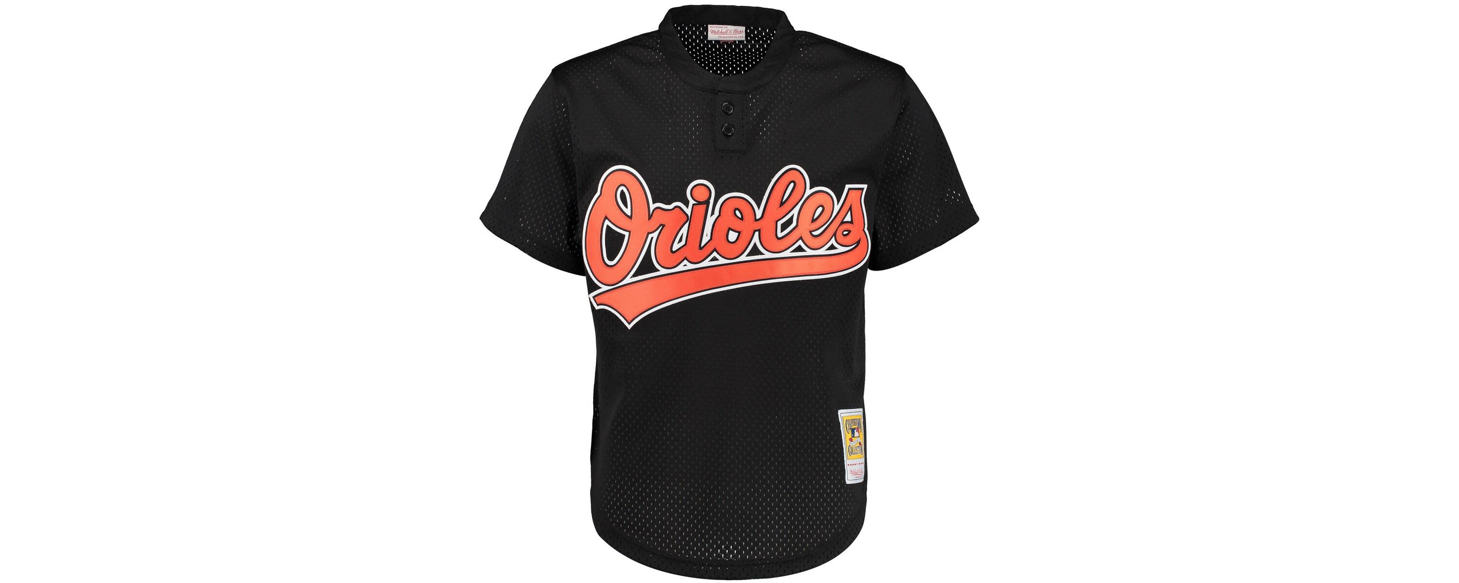 MLB Cal Ripken Jr. Baltimore Orioles Cooperstown Mesh Batting Practice Jersey