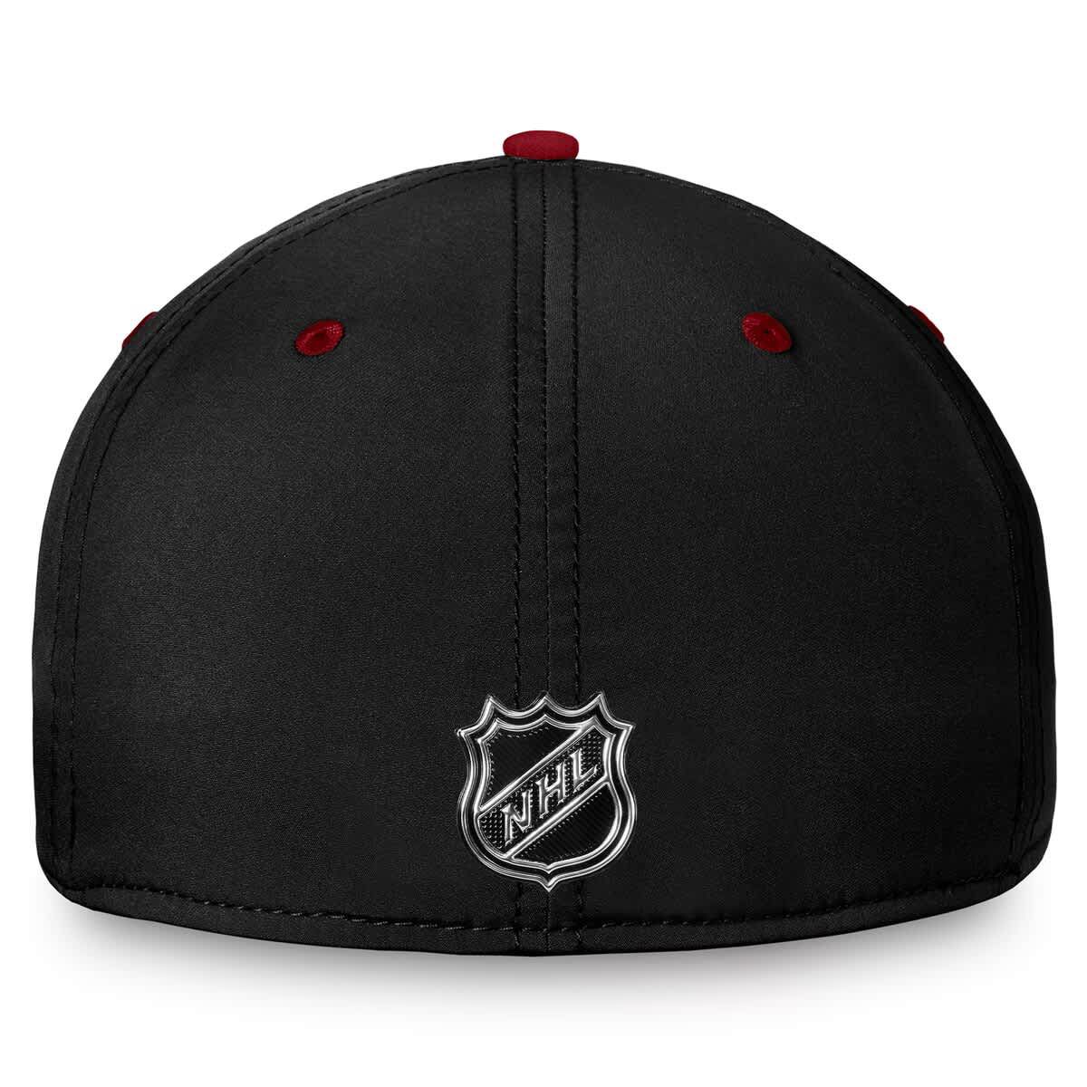 Vintage Hockey Fanatics Black/Garnet Arizona Coyotes Authentic Pro Rink Two-Tone Flex Hat