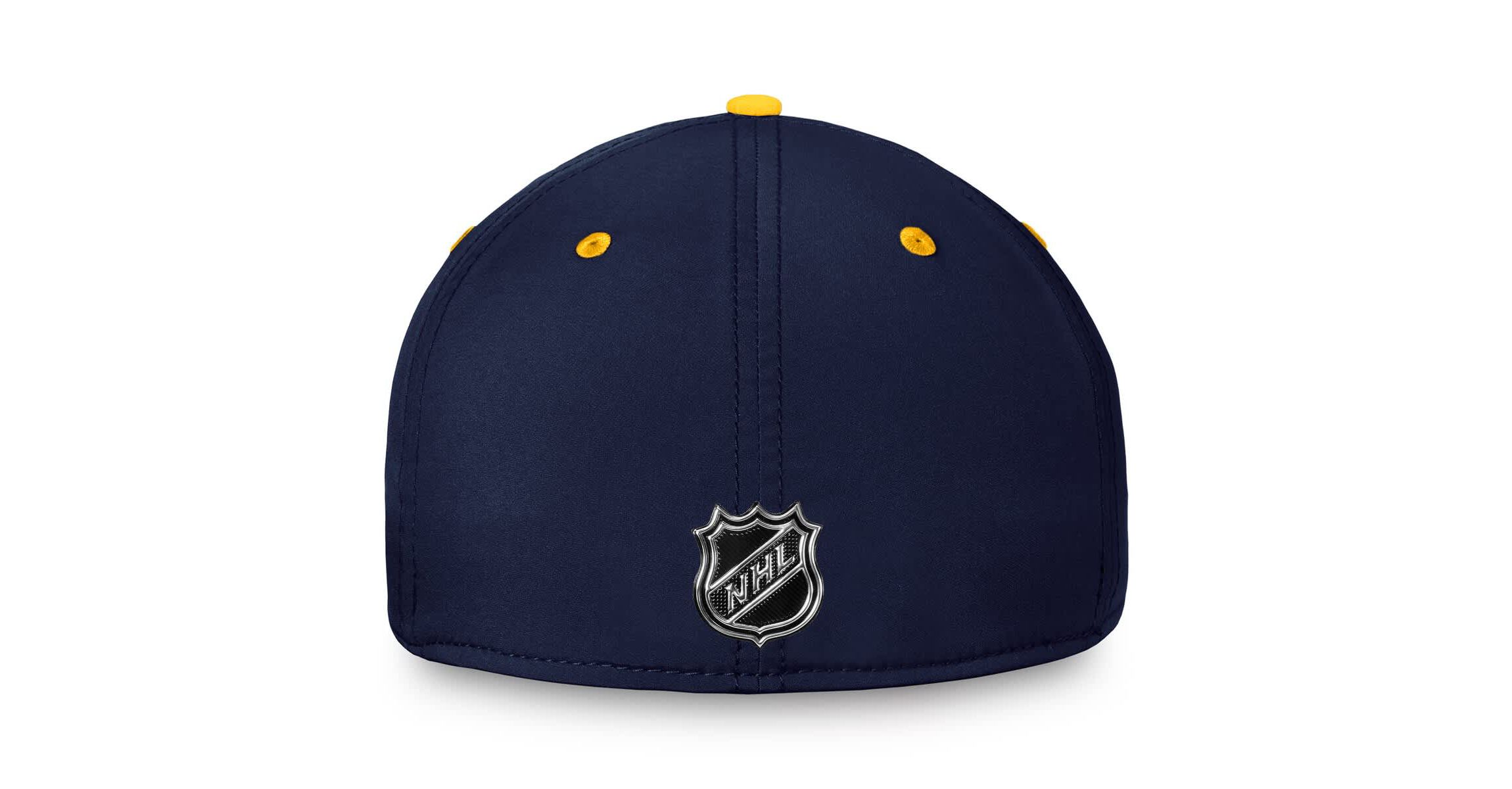 NHL Fanatics Navy/Gold St. Louis Blues Authentic Pro Rink Two-Tone Flex Hat