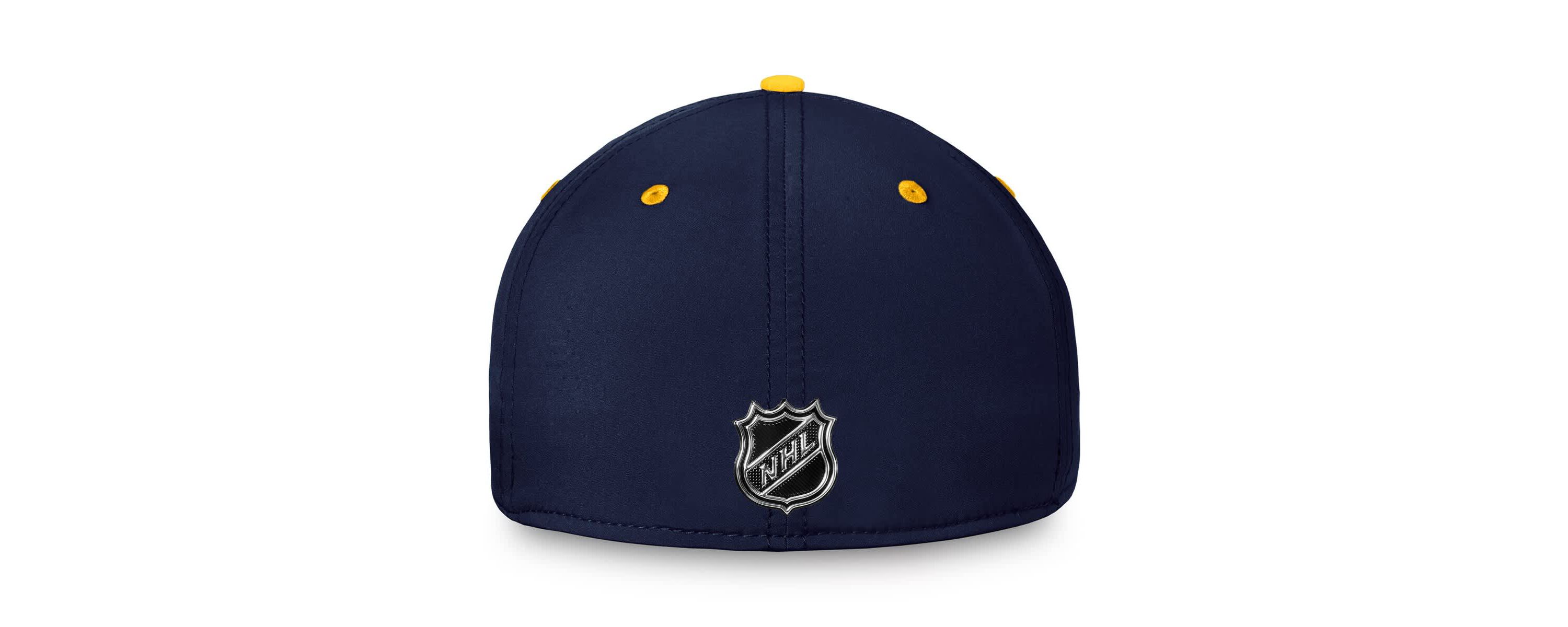 NHL Fanatics Navy/Gold St. Louis Blues Authentic Pro Rink Two-Tone Flex Hat