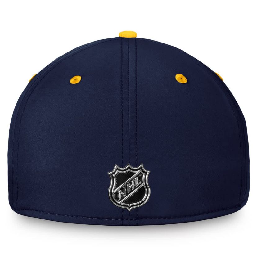 NHL Fanatics Navy/Gold St. Louis Blues Authentic Pro Rink Two-Tone Flex Hat