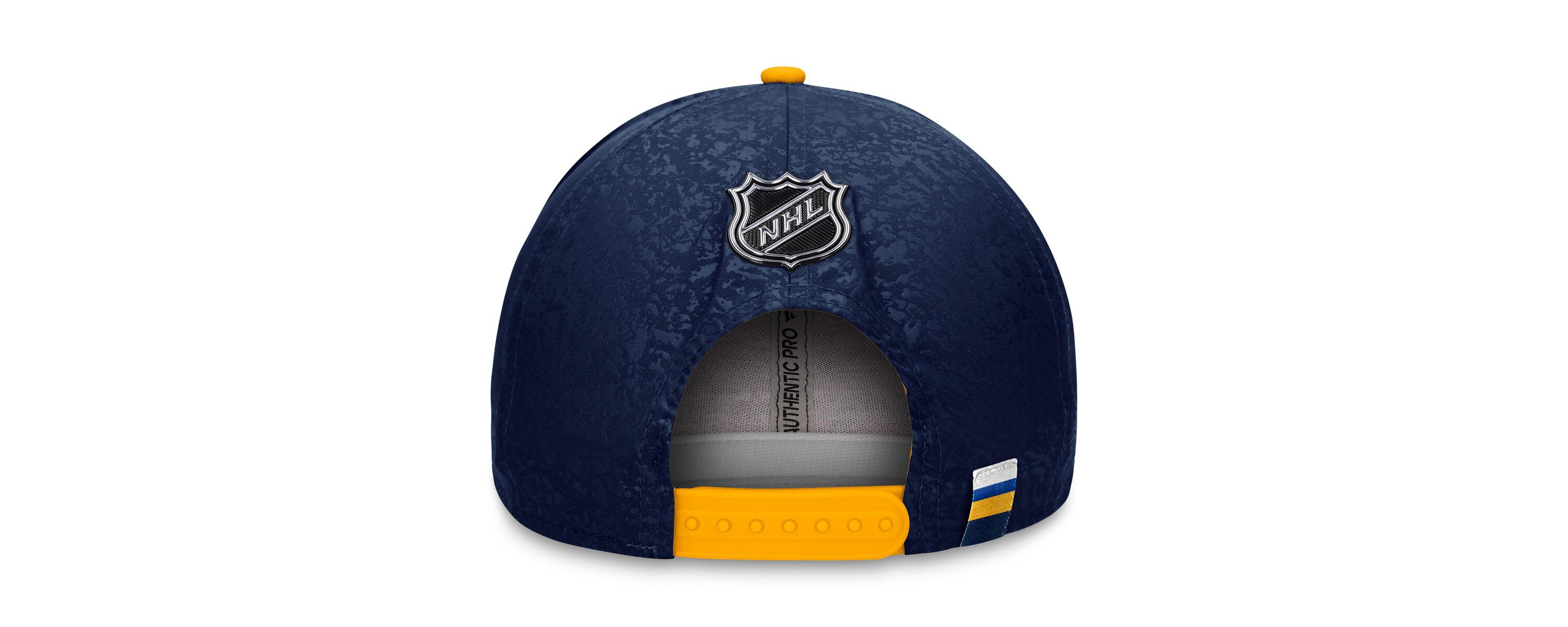 NHL Fanatics Navy/Gold St. Louis Blues Authentic Pro Rink Two-Tone Snapback Hat