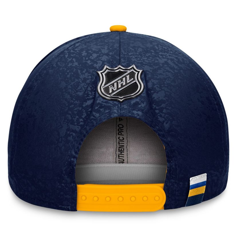 NHL Fanatics Navy/Gold St. Louis Blues Authentic Pro Rink Two-Tone Snapback Hat