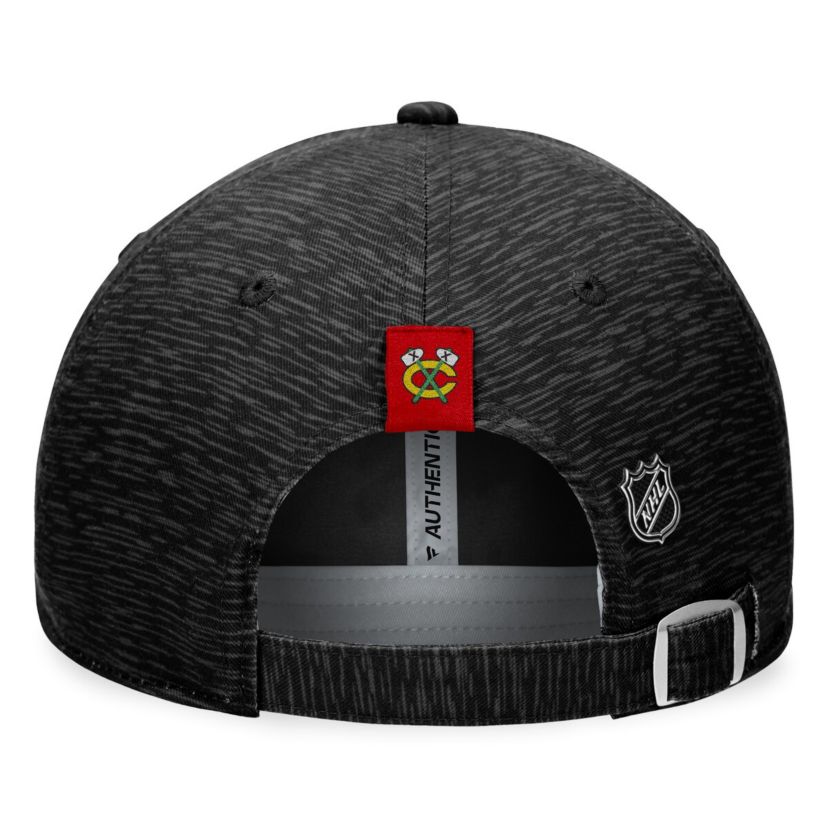 NHL Fanatics Chicago Blackhawks Authentic Pro Road Adjustable Hat