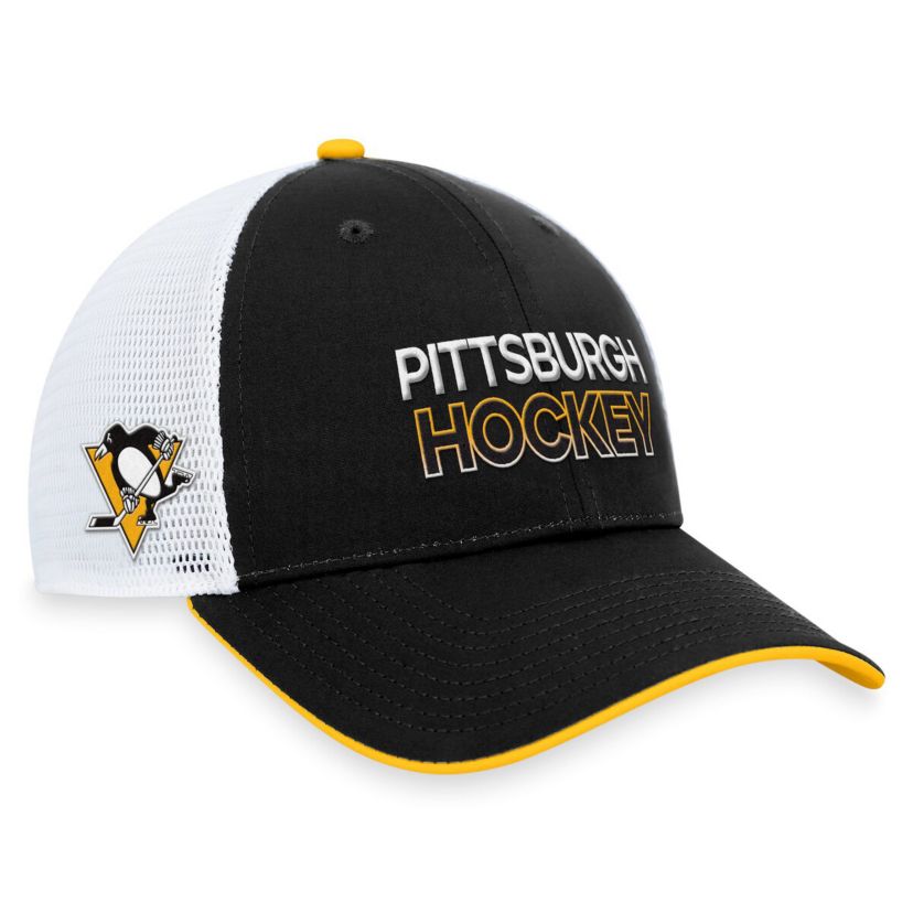 NHL Fanatics Pittsburgh Penguins Authentic Pro Rink Trucker Adjustable Hat