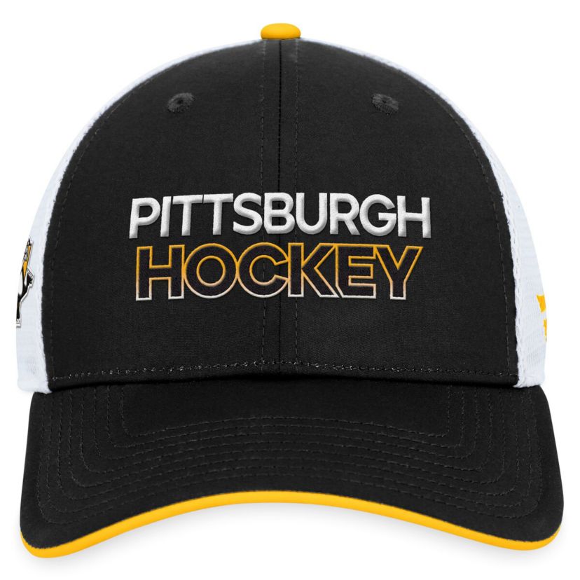NHL Fanatics Pittsburgh Penguins Authentic Pro Rink Trucker Adjustable Hat