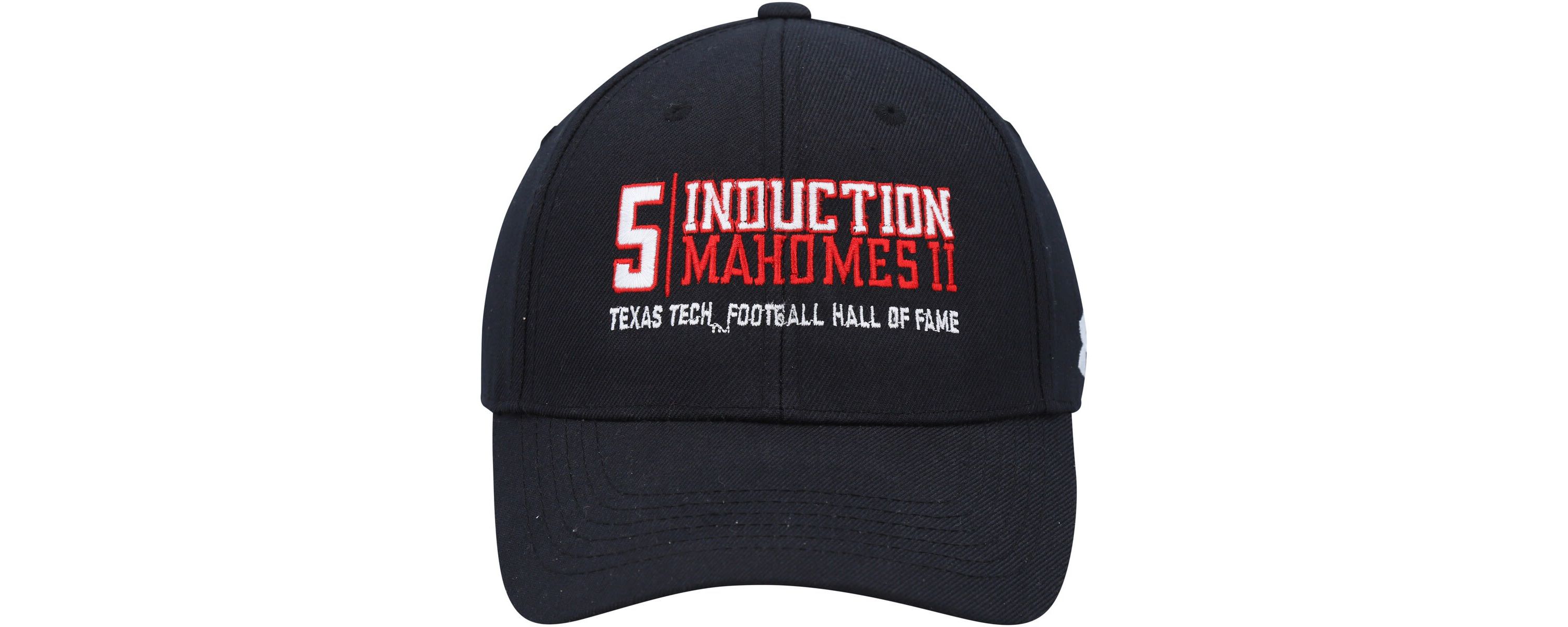 Texas Tech Red Raiders NCAA Under Armour Patrick Mahomes Texas Tech Raiders Football Hall of Fame Adjustable Hat