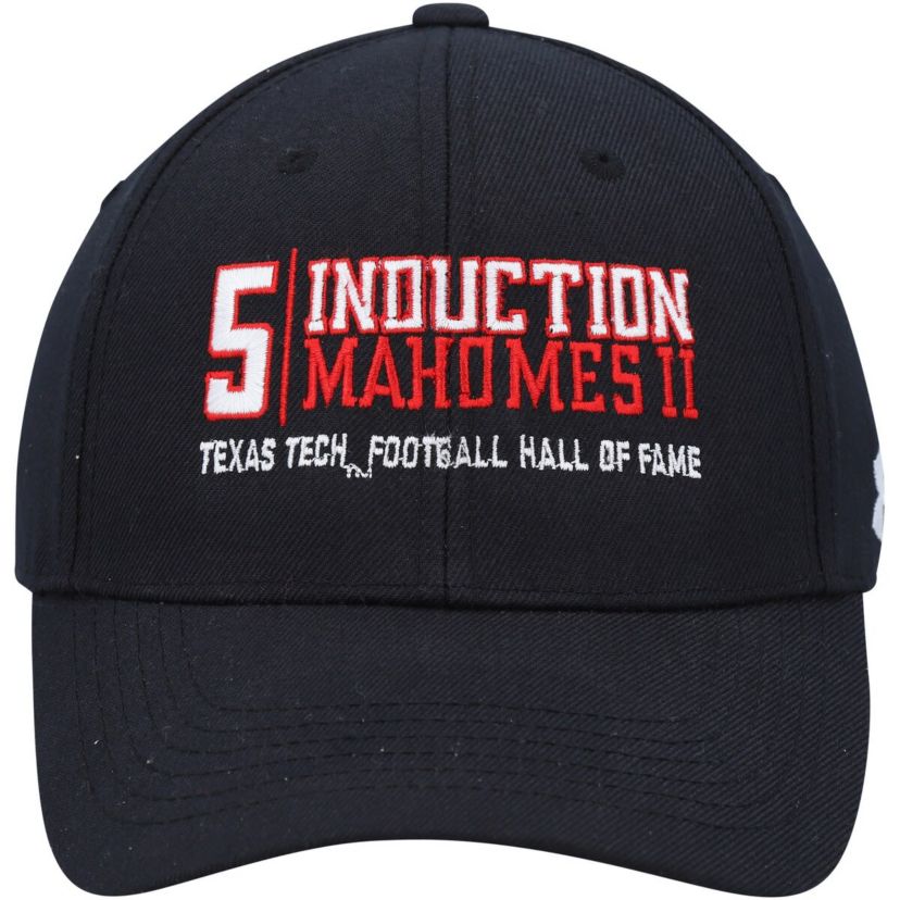 Texas Tech Red Raiders NCAA Under Armour Patrick Mahomes Texas Tech Raiders Football Hall of Fame Adjustable Hat